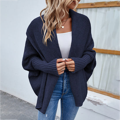 🍁 Effortless Layers – Women’s Loose Knit Cardigan - Daily Cozy Closet