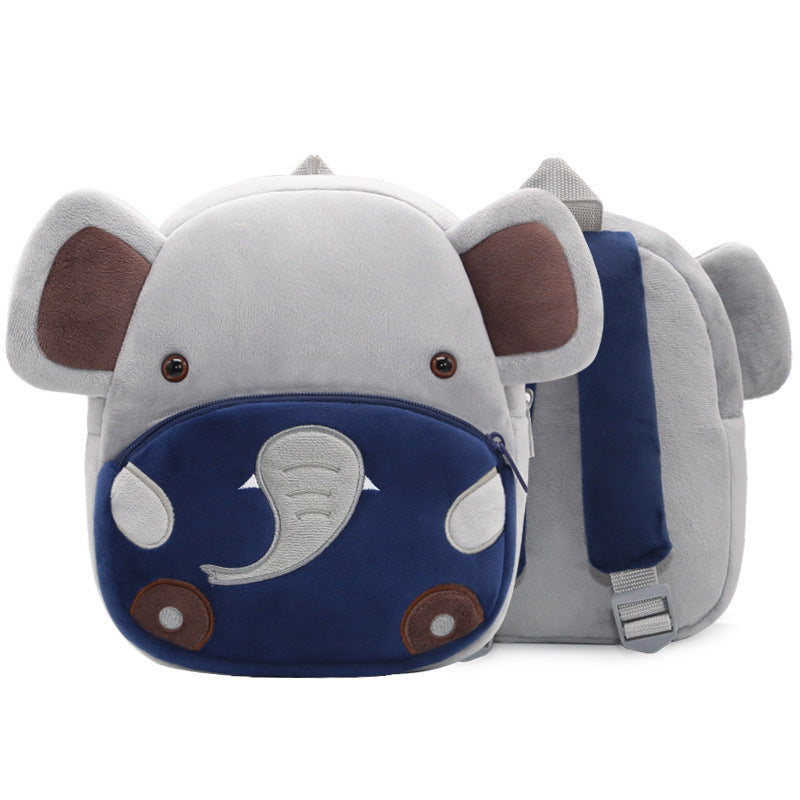 Cute Plush Backpacks Kindergarten Cartoon School Bags Children Animal Toys Bag - Daily Cozy Closet