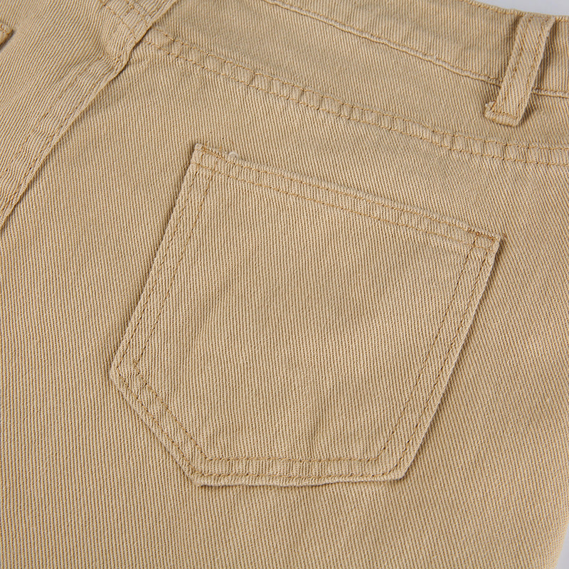 👖 Spice Girl Style High Waist Slim Jeans – Retro Bell Bottom Vibes - Daily Cozy Closet