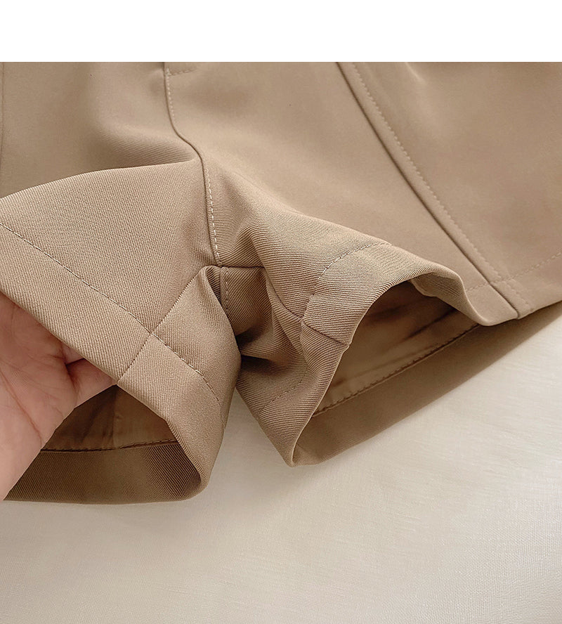🩱 Vintage Charm, Modern Ease – Women’s High-Waist A-Line Wide Leg Chenille Shorts - Daily Cozy Closet