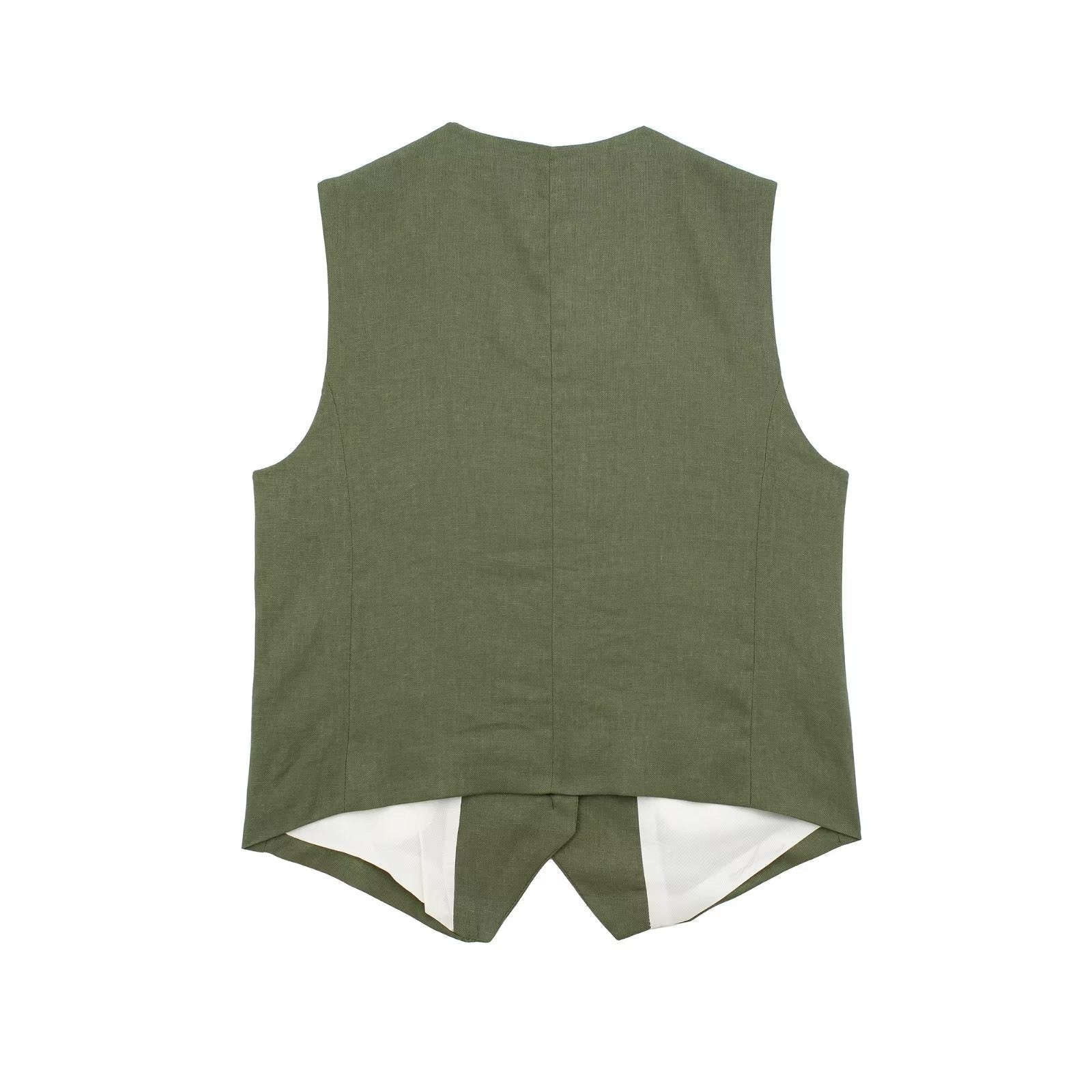 🌿  Summer-Ready – Women’s Linen Blend Sleeveless Top & Shorts Set - Daily Cozy Closet