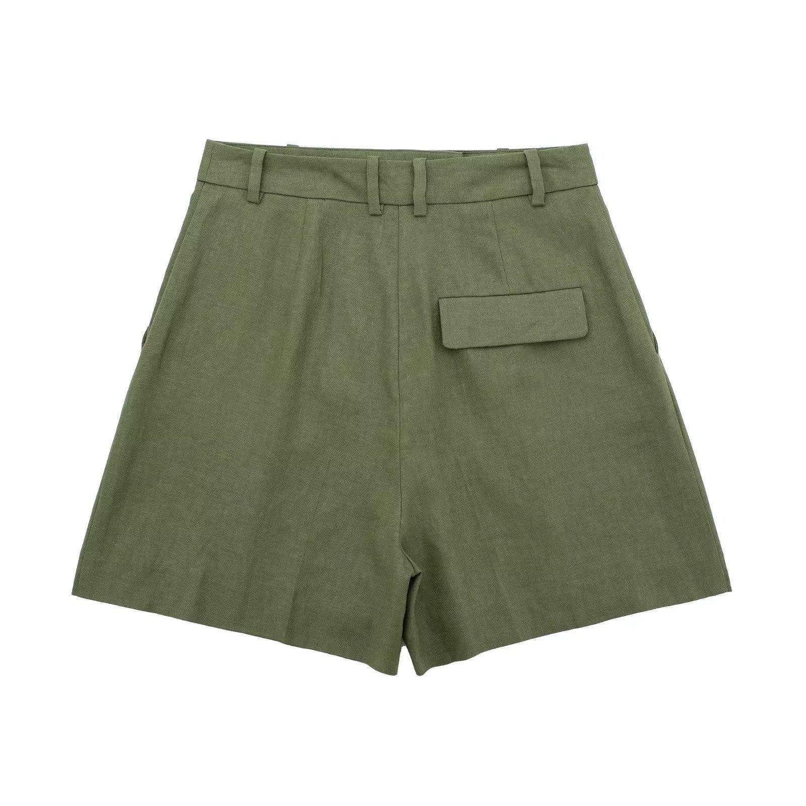 🌿  Summer-Ready – Women’s Linen Blend Sleeveless Top & Shorts Set - Daily Cozy Closet