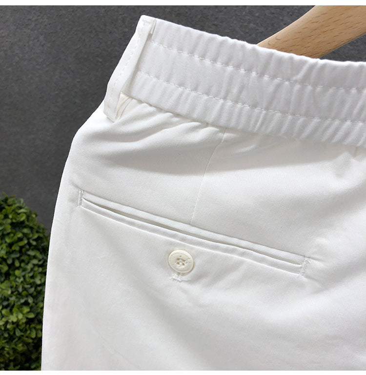 🌿 Lightweight Thin Cropped Pants for Men – Trendy Summer Outerwear - Daily Cozy Closet