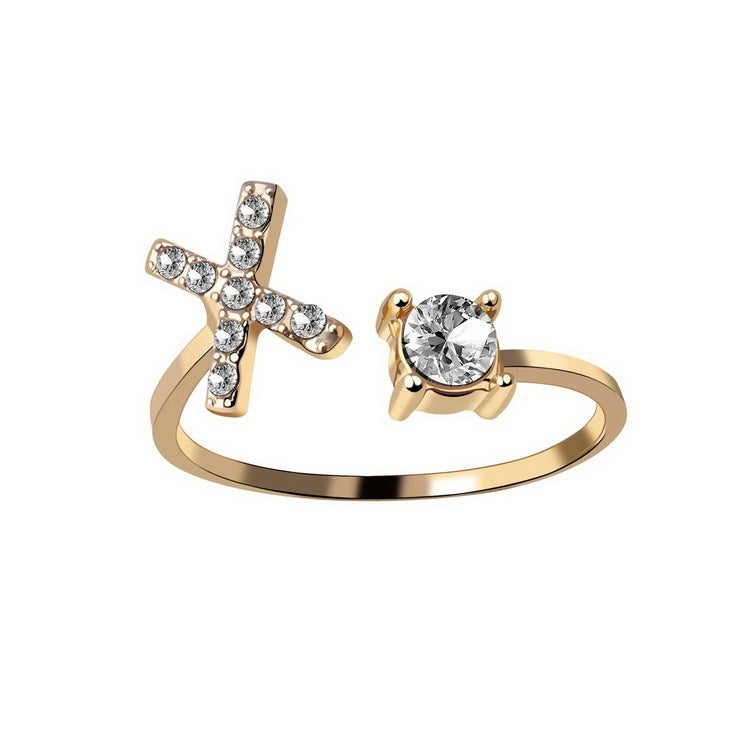New Design Adjustable 26 Initial Letter Ring Fashion Jewelry For Women Simple Elegant Jewelry - Daily Cozy Closet