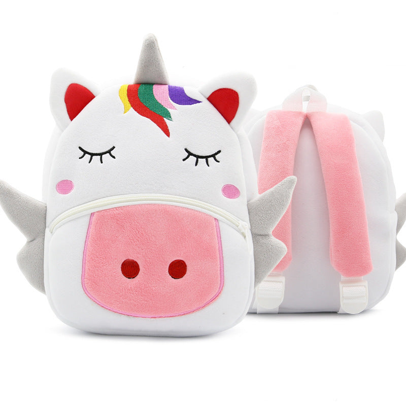Cute Plush Backpacks Kindergarten Cartoon School Bags Children Animal Toys Bag - Daily Cozy Closet