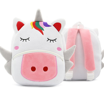 Cute Plush Backpacks Kindergarten Cartoon School Bags Children Animal Toys Bag - Daily Cozy Closet