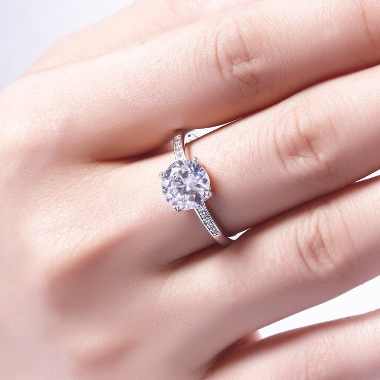 💍 Engagement Ring 925 Sterling Silver - Daily Cozy Closet