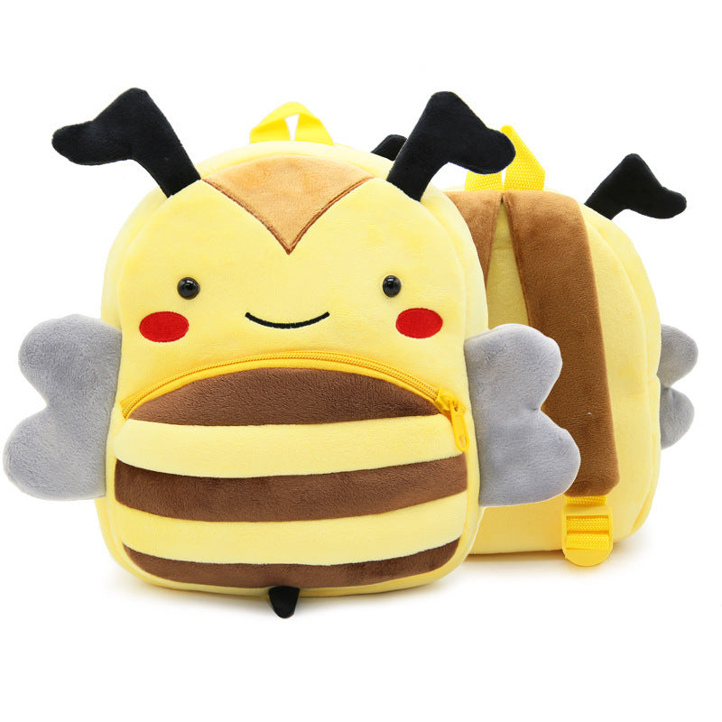 Cute Plush Backpacks Kindergarten Cartoon School Bags Children Animal Toys Bag - Daily Cozy Closet