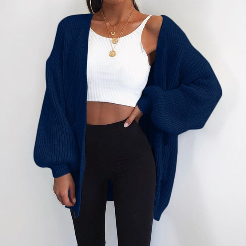 🧥 Women's Solid Color Loose Cardigan – Cozy, Casual & Effortlessly Chic - Daily Cozy Closet