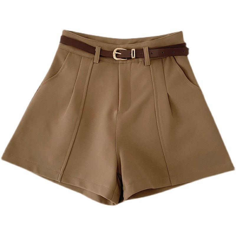 🩱 Vintage Charm, Modern Ease – Women’s High-Waist A-Line Wide Leg Chenille Shorts - Daily Cozy Closet