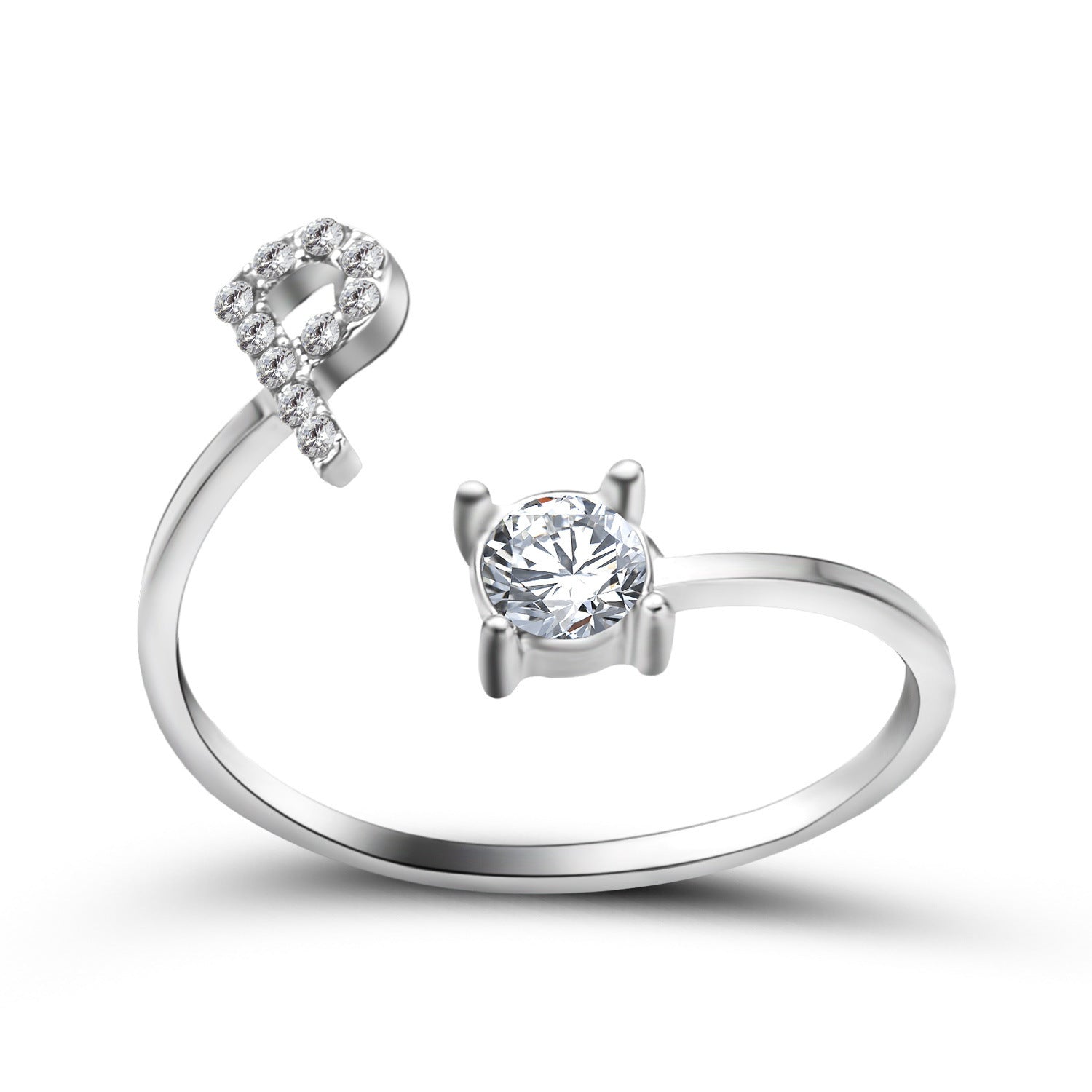 New Design Adjustable 26 Initial Letter Ring Fashion Jewelry For Women Simple Elegant Jewelry - Daily Cozy Closet