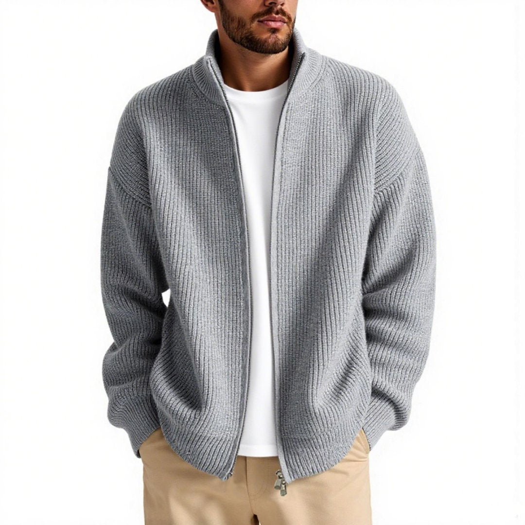 🧥 Men's Loose Cardigan Sweater – Everyday Inner Layer Base - Daily Cozy Closet
