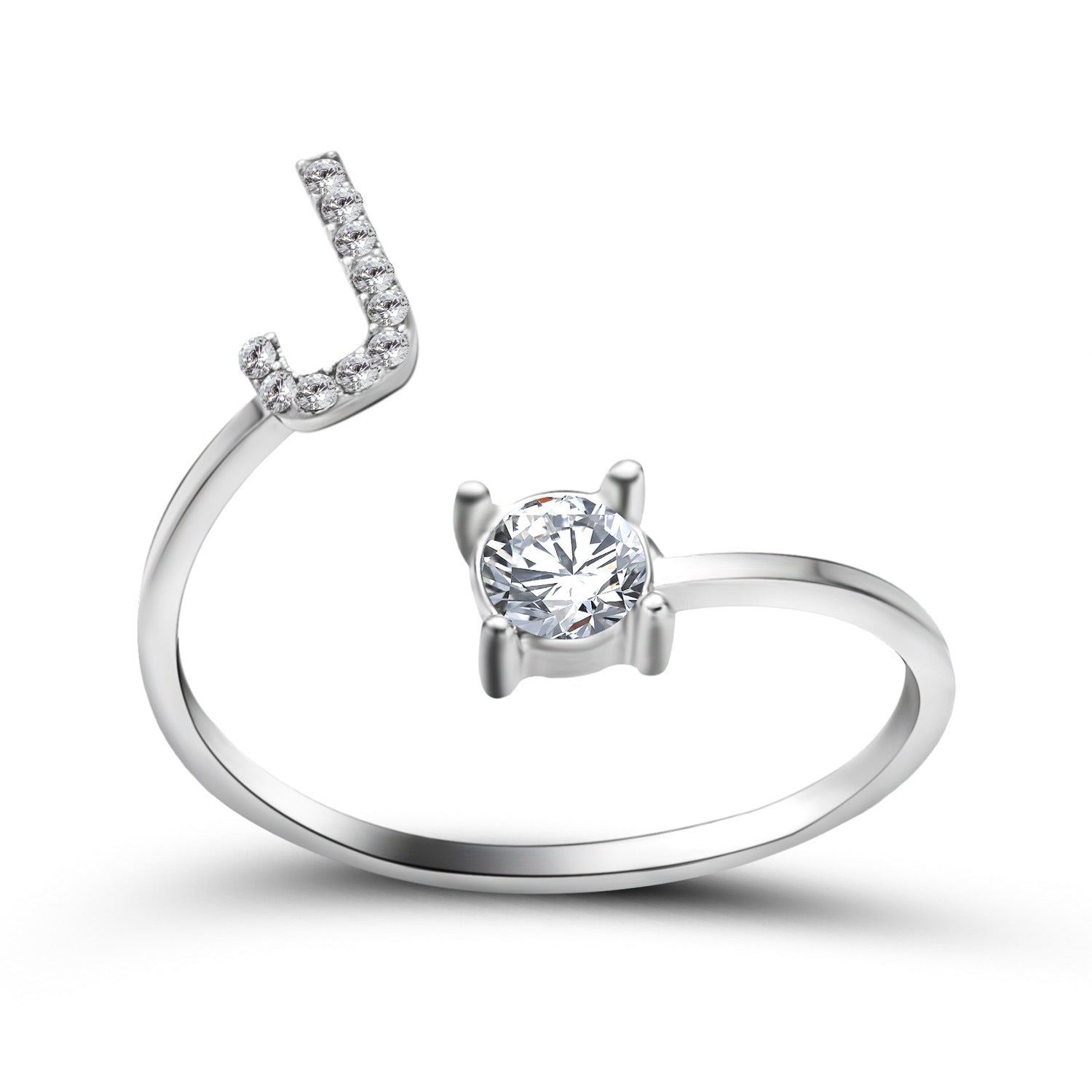 New Design Adjustable 26 Initial Letter Ring Fashion Jewelry For Women Simple Elegant Jewelry - Daily Cozy Closet