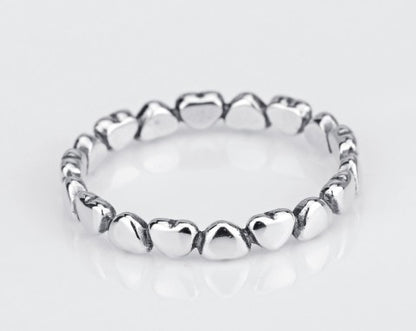 💖 925 Sterling Silver Heart Ring - Daily Cozy Closet