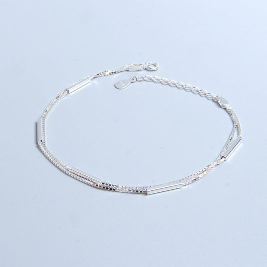 💎 925 Sterling Silver Stick Bracelet - Daily Cozy Closet