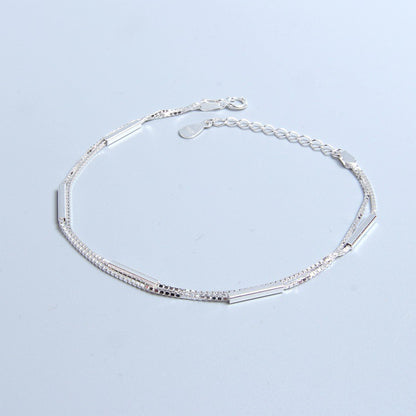 💎 925 Sterling Silver Stick Bracelet - Daily Cozy Closet