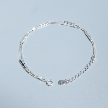 💎 925 Sterling Silver Stick Bracelet - Daily Cozy Closet