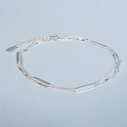 💎 925 Sterling Silver Stick Bracelet - Daily Cozy Closet