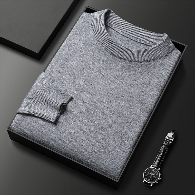 🧶 Men's Warm Leisure Round Neck Sweater – Winter Essential for Everyday Comfort - Daily Cozy Closet