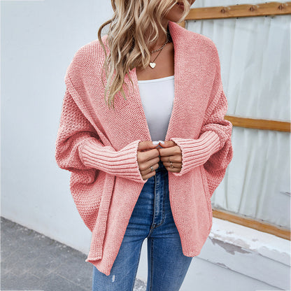 🍁 Effortless Layers – Women’s Loose Knit Cardigan - Daily Cozy Closet