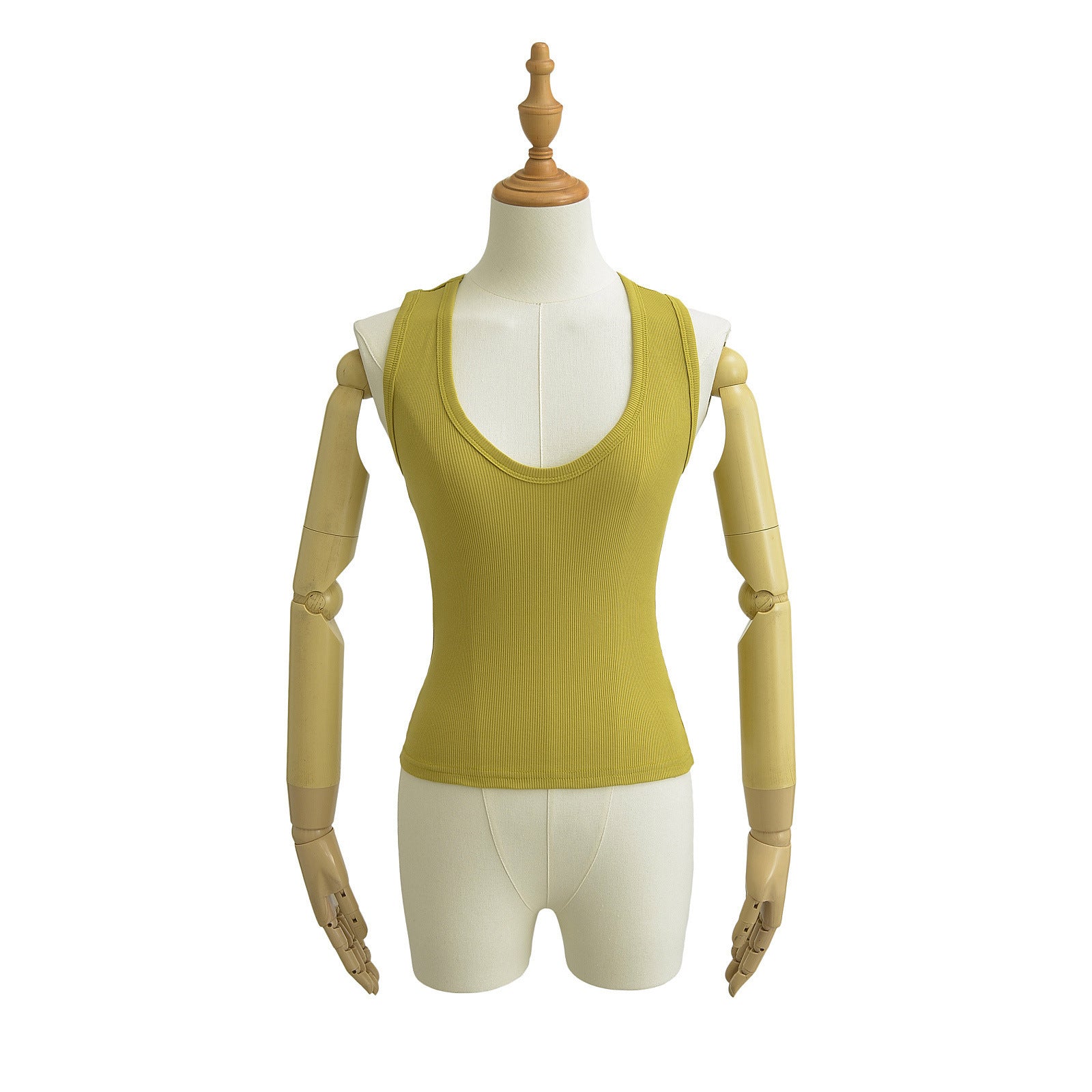 👚 Women's Deep U-neck Vest Short Top - Daily Cozy Closet