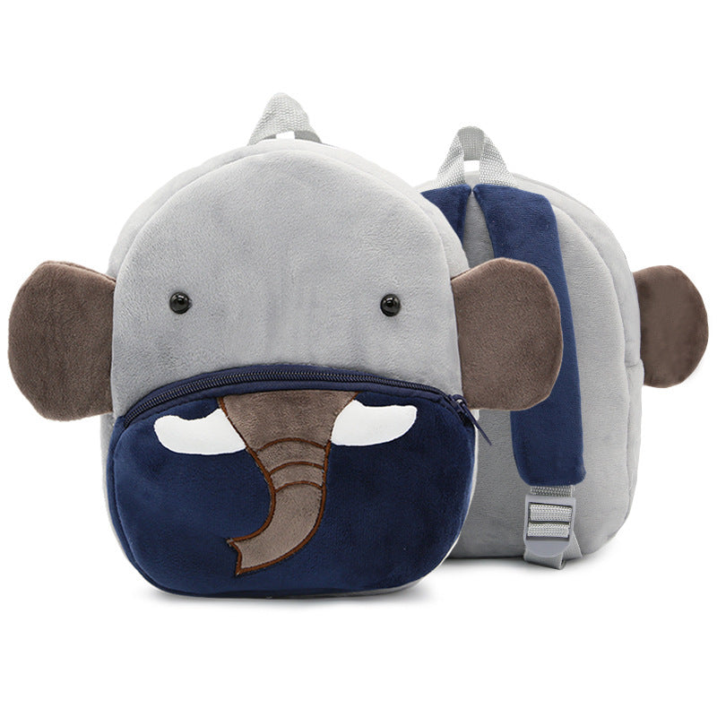 Cute Plush Backpacks Kindergarten Cartoon School Bags Children Animal Toys Bag - Daily Cozy Closet