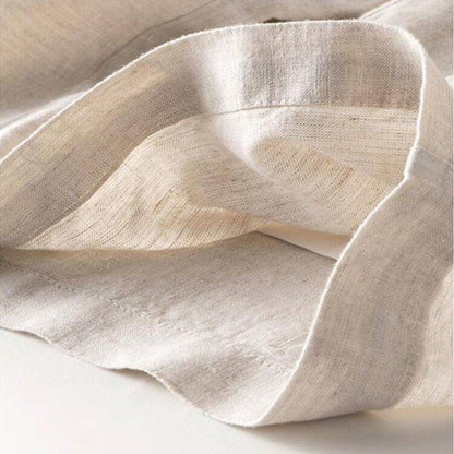 🌿 Effortless Elegance – Loose Cotton-Linen High-Waist Straight Pants - Daily Cozy Closet