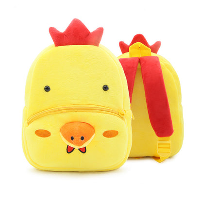 Cute Plush Backpacks Kindergarten Cartoon School Bags Children Animal Toys Bag - Daily Cozy Closet