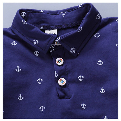 ⚓ Anchor-Printed Kids’ Cotton Set – Soft, Stylish & Comfy for Little Explorers! - Daily Cozy Closet