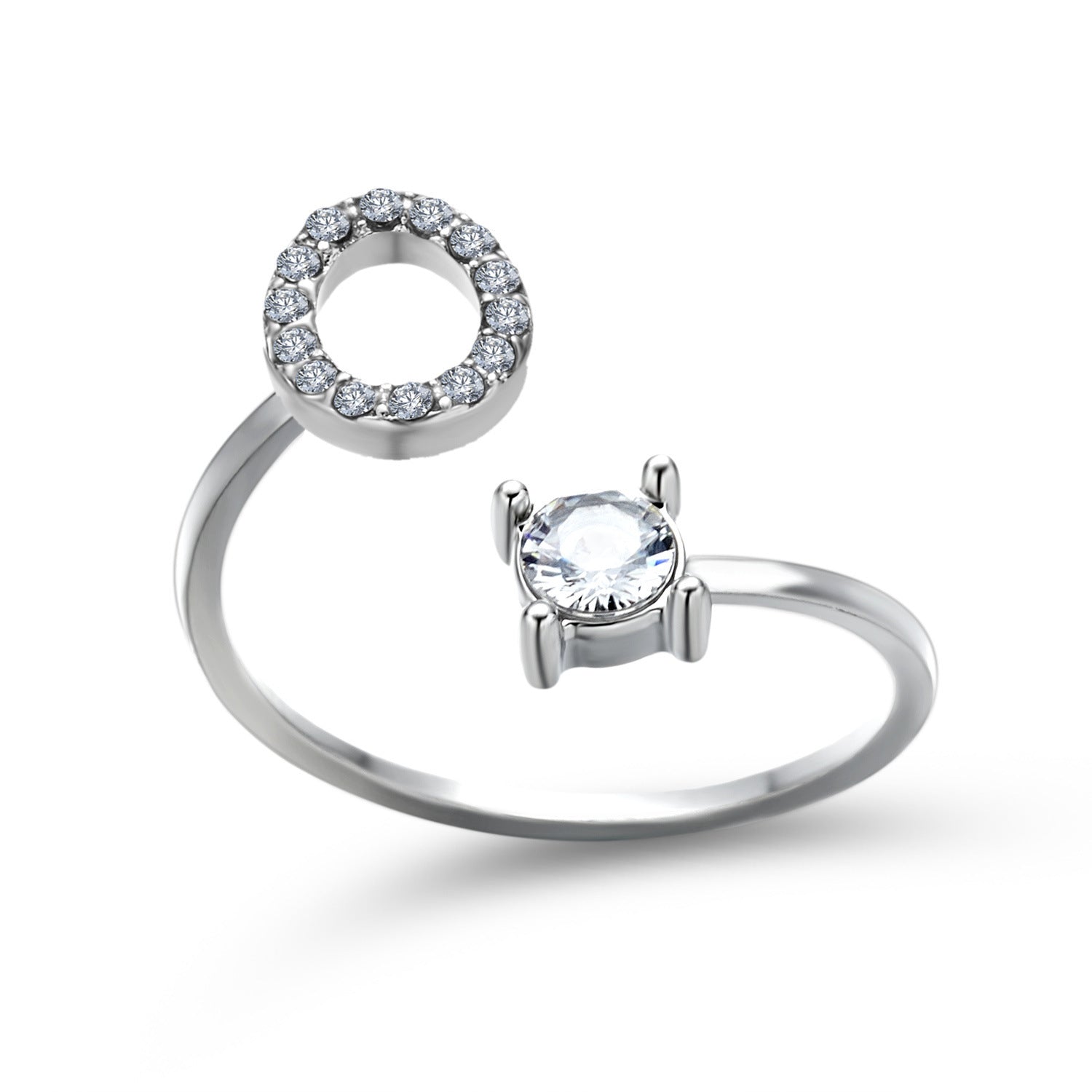 New Design Adjustable 26 Initial Letter Ring Fashion Jewelry For Women Simple Elegant Jewelry - Daily Cozy Closet
