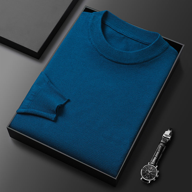 🧶 Men's Warm Leisure Round Neck Sweater – Winter Essential for Everyday Comfort - Daily Cozy Closet