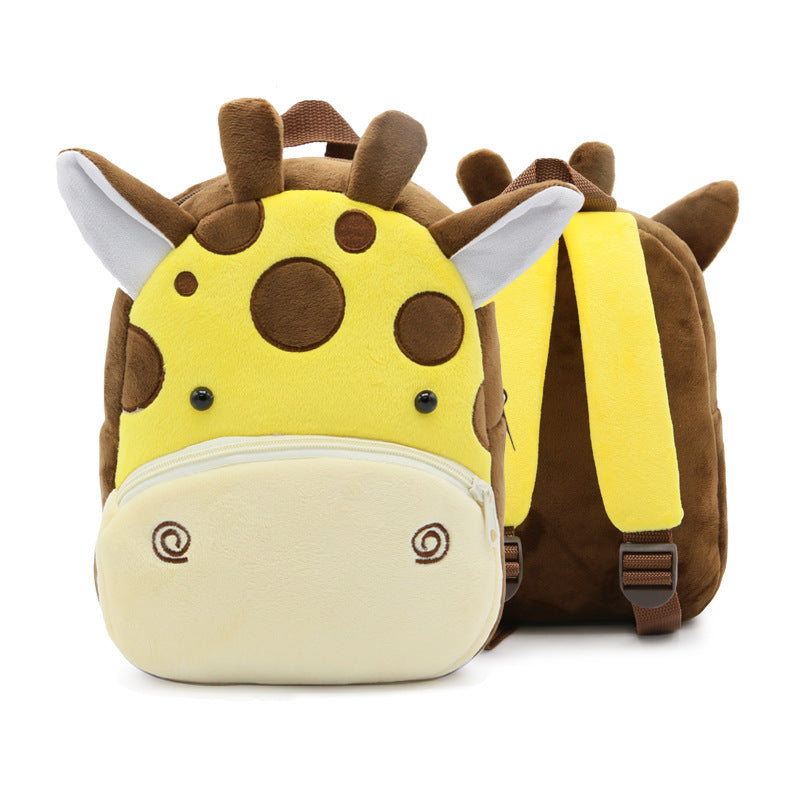 Cute Plush Backpacks Kindergarten Cartoon School Bags Children Animal Toys Bag - Daily Cozy Closet