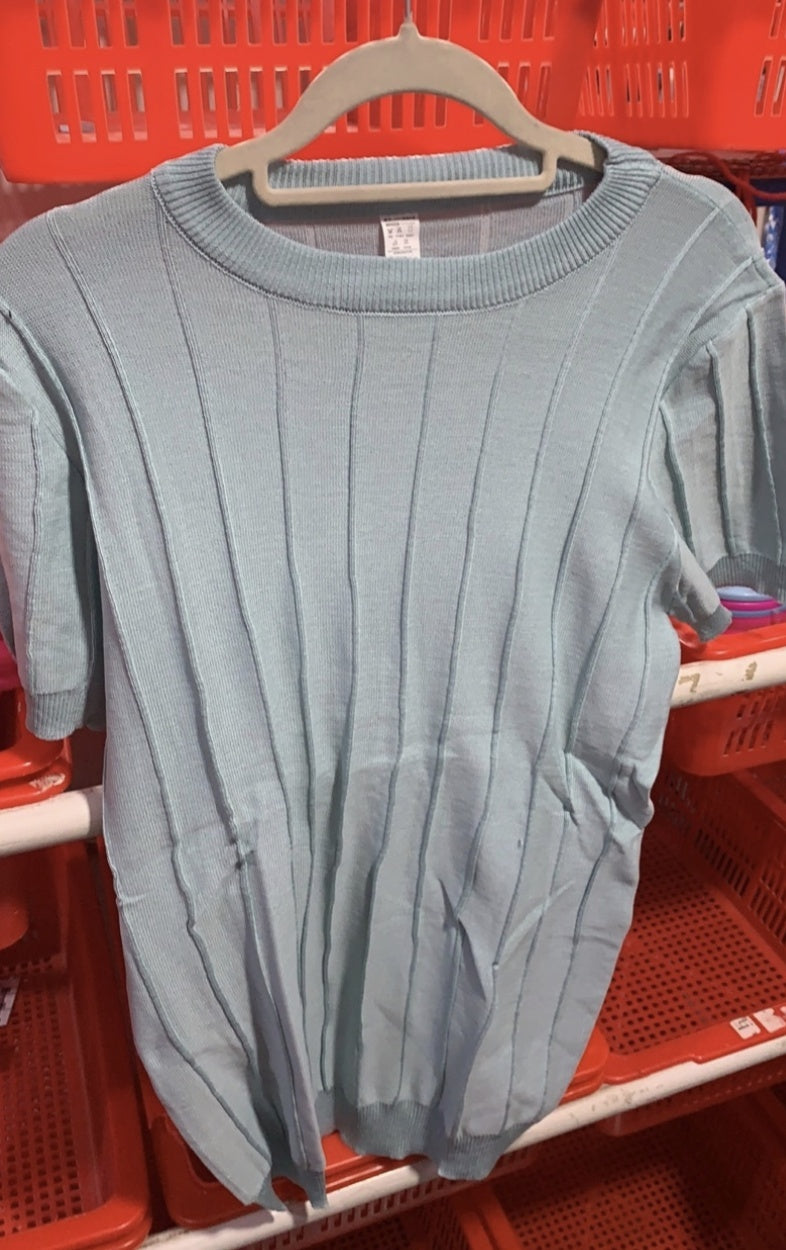 🧊 Lightweight Summer Style – Men's Knitted Short Sleeve Tee - Daily Cozy Closet