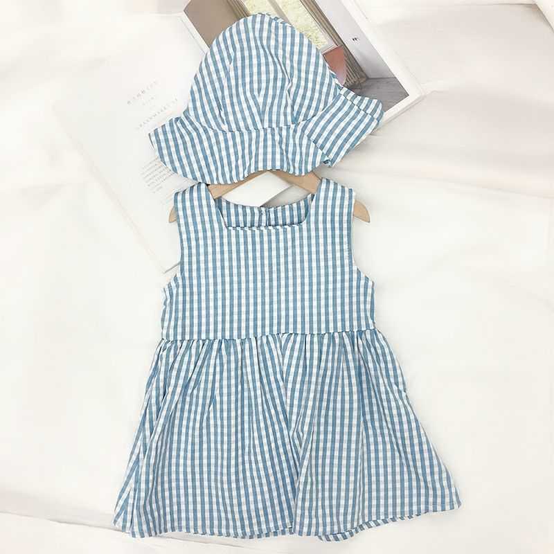 👶 Summer-Ready Sweetness – Baby Plaid Shirt & Dress Set - Daily Cozy Closet