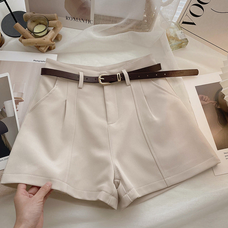 🩱 Vintage Charm, Modern Ease – Women’s High-Waist A-Line Wide Leg Chenille Shorts - Daily Cozy Closet