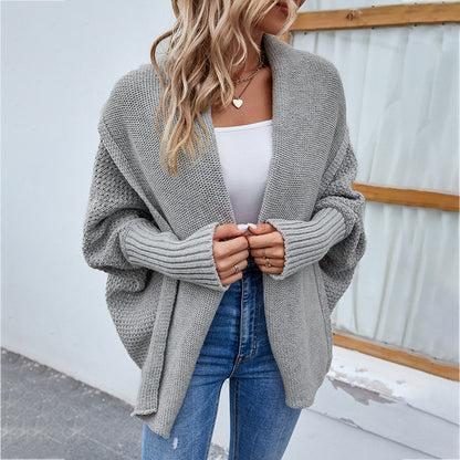 🍁 Effortless Layers – Women’s Loose Knit Cardigan - Daily Cozy Closet