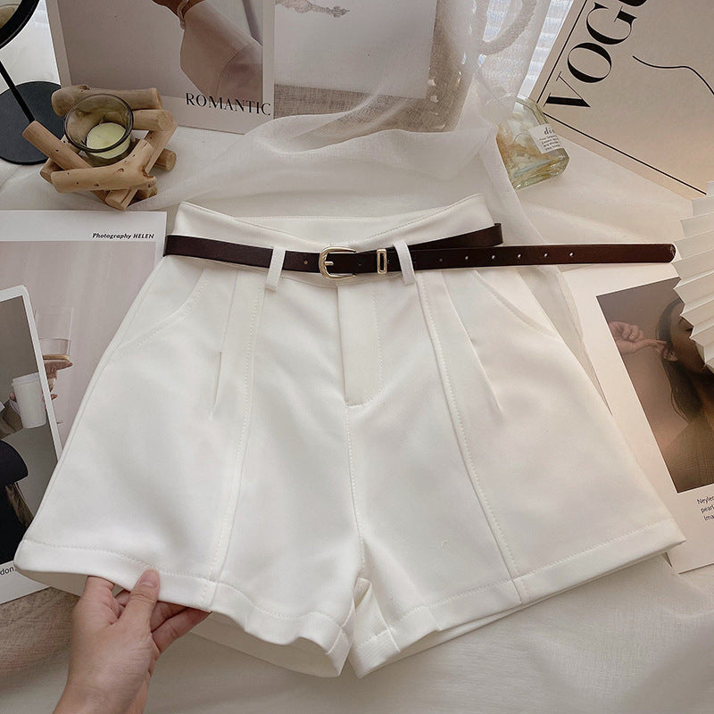 🩱 Vintage Charm, Modern Ease – Women’s High-Waist A-Line Wide Leg Chenille Shorts - Daily Cozy Closet