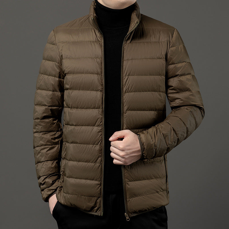 🧥 Men’s Lightweight Down Jacket – Everyday Warmth for Autumn & Winter