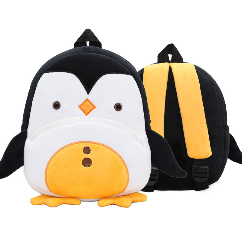 Cute Plush Backpacks Kindergarten Cartoon School Bags Children Animal Toys Bag - Daily Cozy Closet
