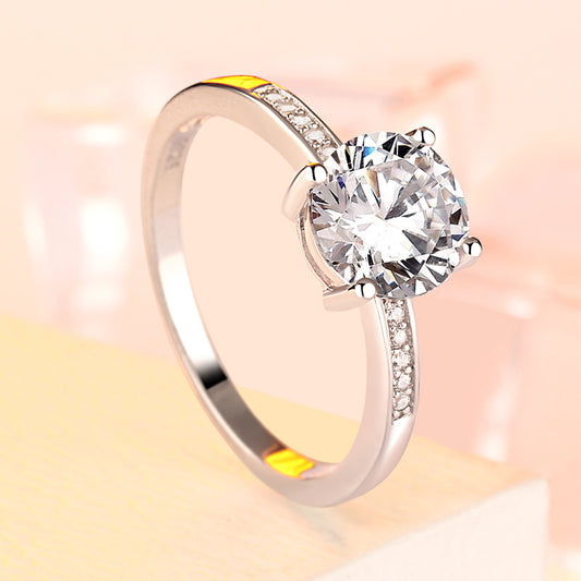 💍 Engagement Ring 925 Sterling Silver - Daily Cozy Closet
