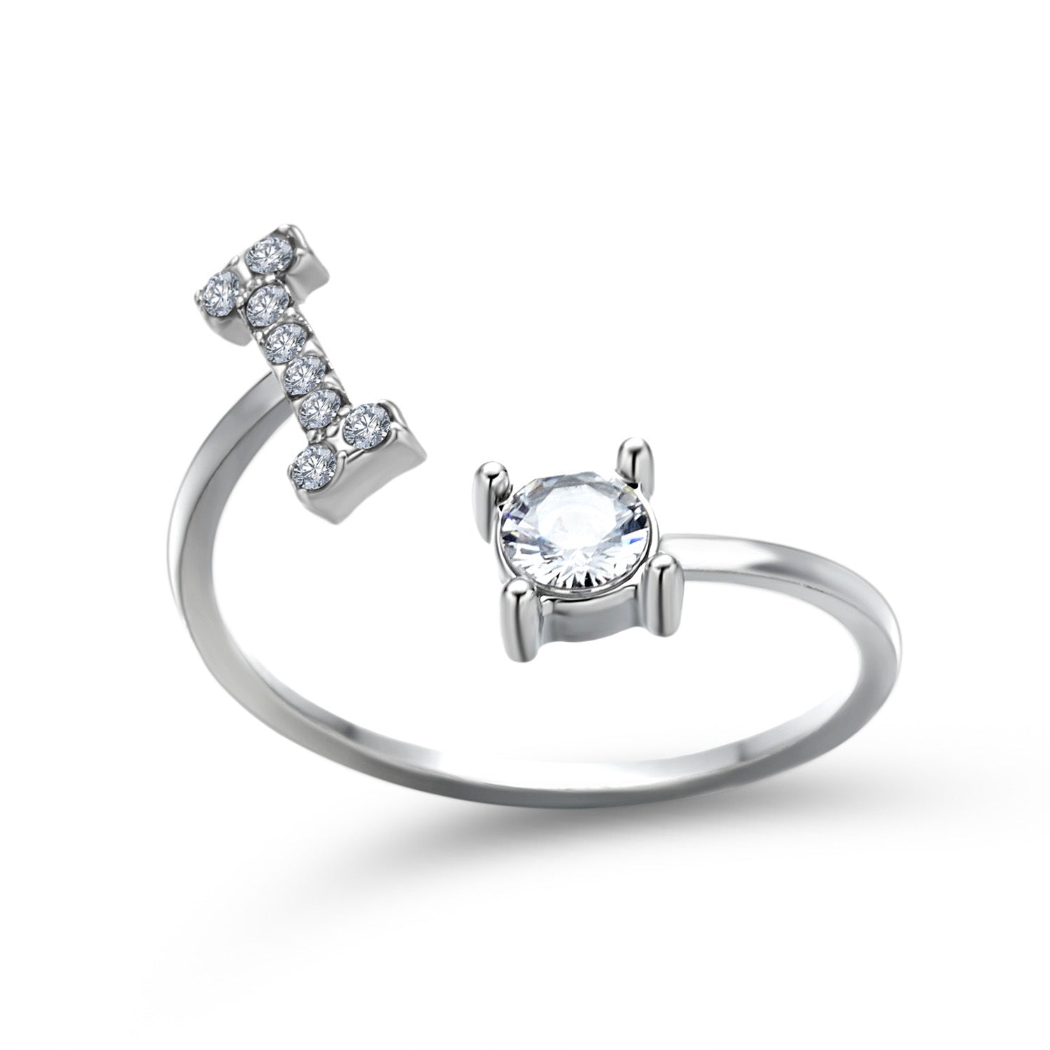 New Design Adjustable 26 Initial Letter Ring Fashion Jewelry For Women Simple Elegant Jewelry - Daily Cozy Closet