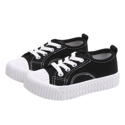 👟 Colorful Steps – Autumn Canvas Shoes for Kids