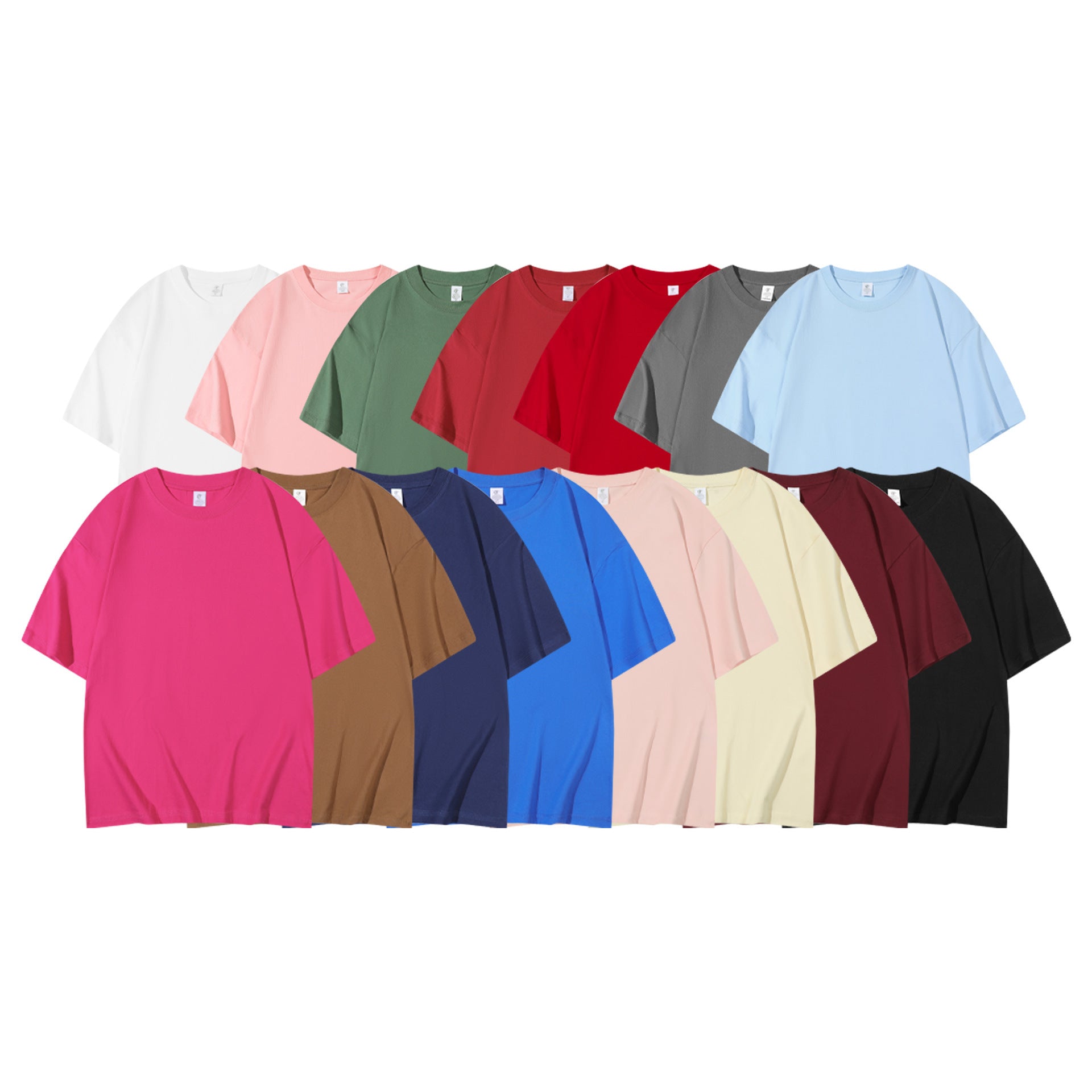 👕 Premium Comfort – 220g Heavy Cotton Solid Color Tee for Men - Daily Cozy Closet