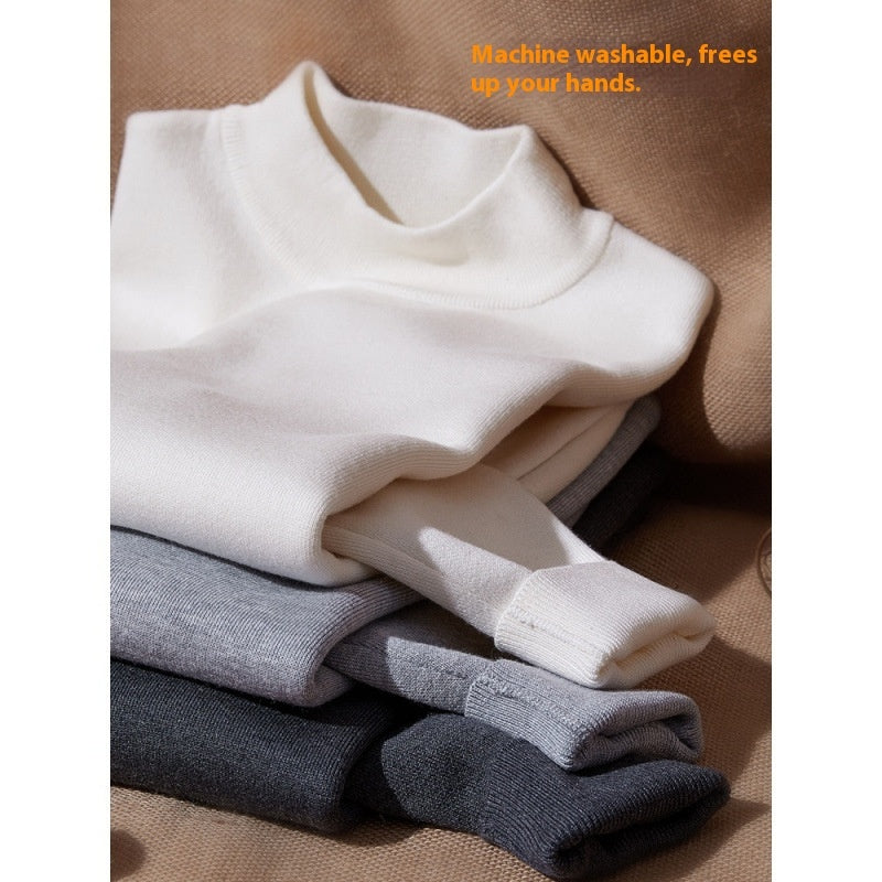 🧶 Men's Mock Neck Sweater – Autumn & Winter Essential - Daily Cozy Closet