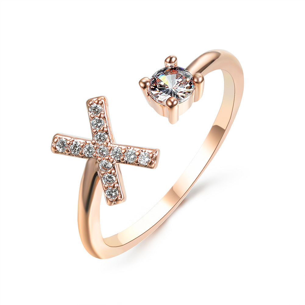 New Design Adjustable 26 Initial Letter Ring Fashion Jewelry For Women Simple Elegant Jewelry - Daily Cozy Closet