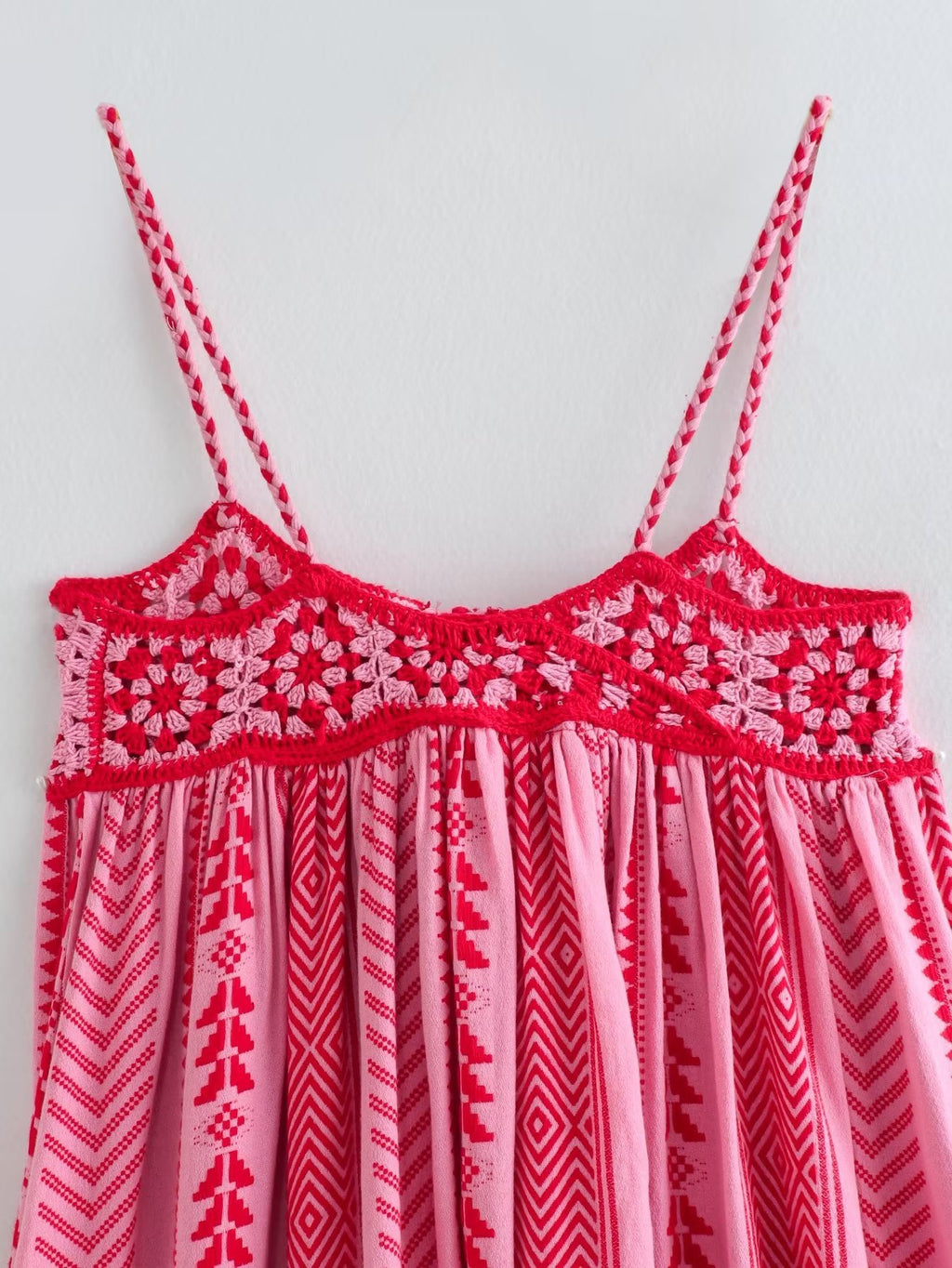 🧶 Boho Chic Vibes – Crochet Knit Spaghetti Strap Long Dress - Daily Cozy Closet