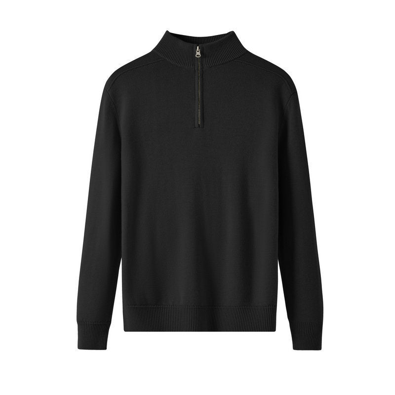 🧶 Men's Casual Wool Sweater – Thickened Slim Fit Pullover - Daily Cozy Closet