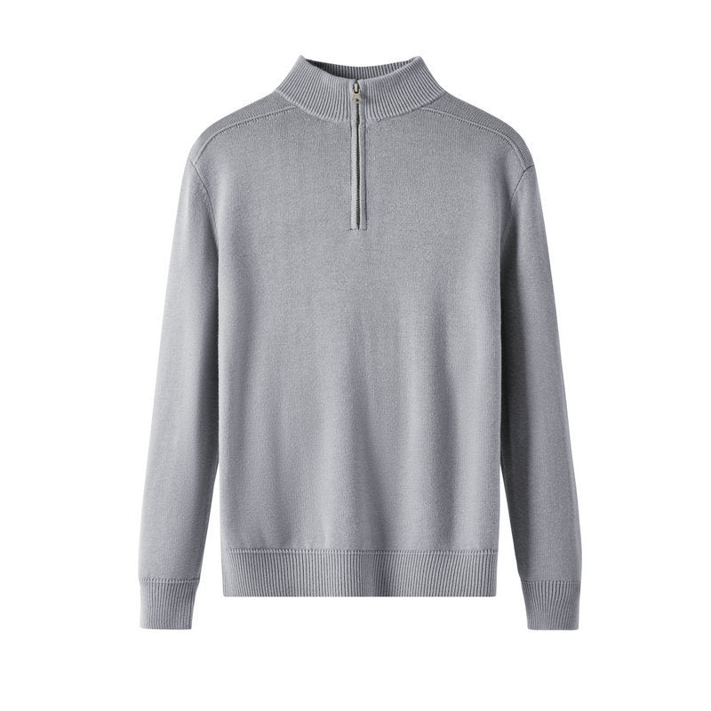 🧶 Men's Casual Wool Sweater – Thickened Slim Fit Pullover - Daily Cozy Closet
