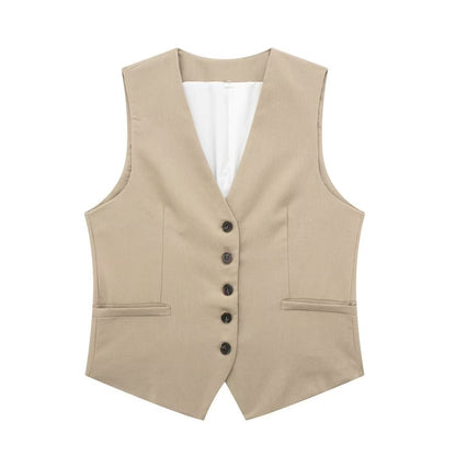 🌿  Summer-Ready – Women’s Linen Blend Sleeveless Top & Shorts Set - Daily Cozy Closet