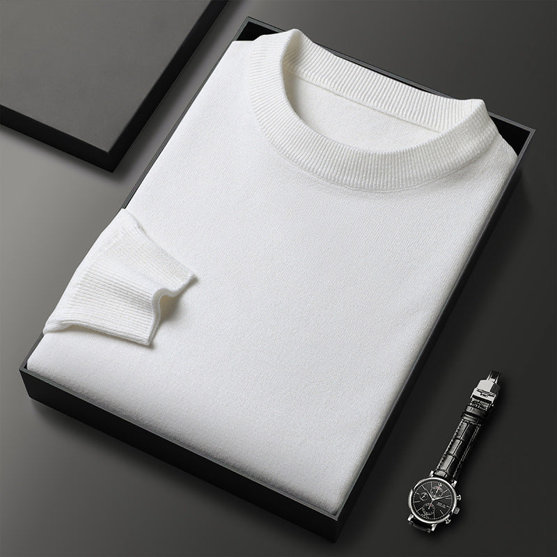 🧶 Men's Warm Leisure Round Neck Sweater – Winter Essential for Everyday Comfort - Daily Cozy Closet